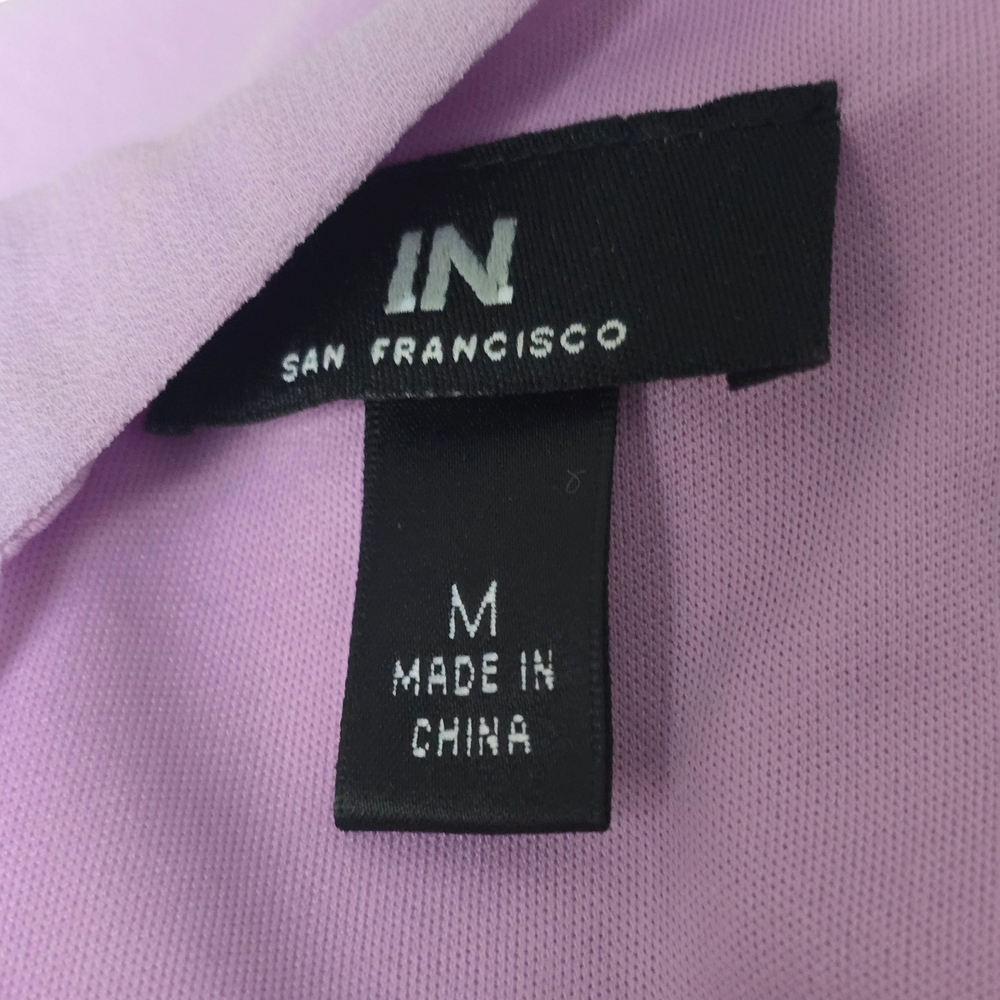 I.N. San Francisco Lilac Mini Dress Size M Wedding Guest Graduation Party - Picture 5 of 5